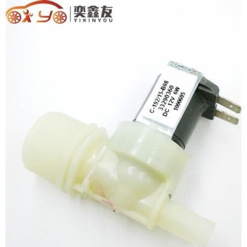 2PCS/LOT Elbi solenoid valve DC12V 6W normally closed 12V solenoid valve C-192/15-B08(6.3)