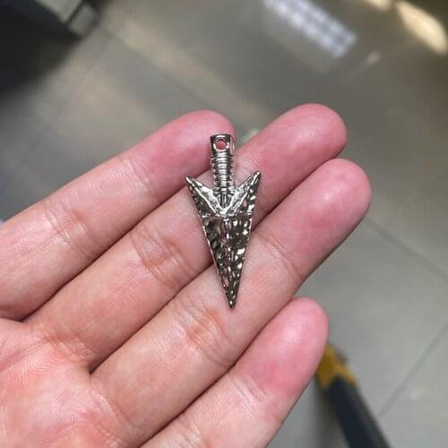 12pcs /lot Exquisite Arrow DIY Handmade Pendant Necklace Bracelet Key Chain Accessories Charms Findings Jewelry Making Supplies