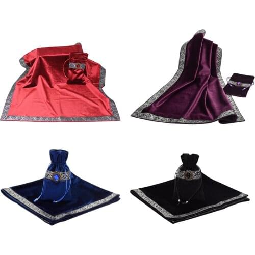 Classic Tarot Card Bag Table Cloth Tablecloth Divination Velvet Pouch