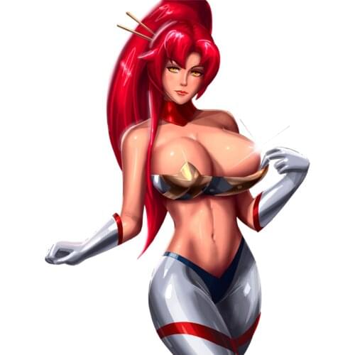 Hot Sexy Anime Female superhero Removable colored car stickers for volkswagen bmw e46 bmw e90 passat b6 car sticker automobile car accessories