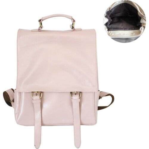 Fashion PU Womens Leather Backpack Large Capicity Portfolio to School Girl Travel Backpack Retro Luxury Designer Handbag M167