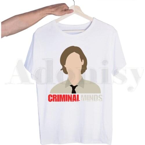 Spencer Reid Criminal Minds TV Series Fan Tshirts Men Fashion Summer T-shirts Tshirt Top Tees Streetwear Harajuku Funny