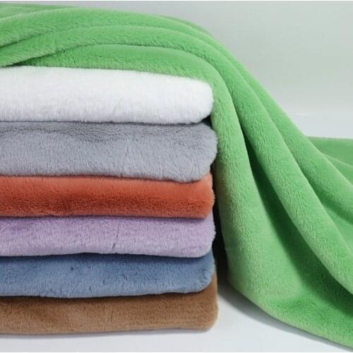 New 650g rabbit hair cloth fabric imitation Rabbit Plush fabric for Pillow shoes hat bag toy diy sewing materials 1Meter