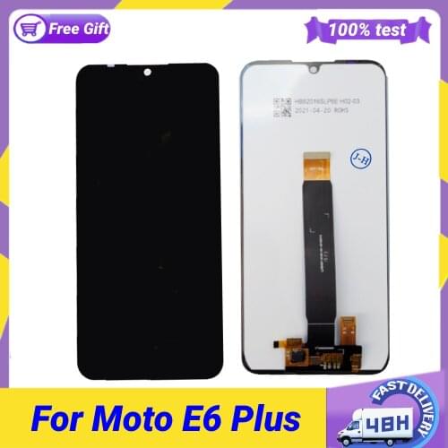 Tested New LCD For Moto E6 Plus LCD Display Screen For Moto E6Plus Display LCD Screen Touch Digitizer Assembly