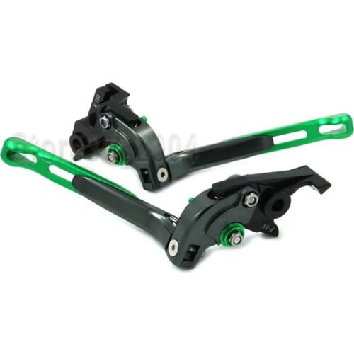 Brakes Clutch Levers For KAWASAKI ZX9R ZX-9R ZX 9R Motorcycle Folding Extendable Adjustable With Logo 98-1999 Aluminum Motor