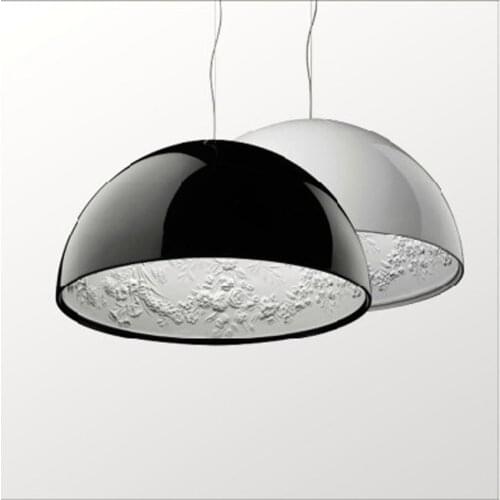 Dia 40cm/60cm Modern Black&White Sky Garden Chandelier Pendant Lamps Bedroom Lights Decoration Lamp for Bedroom Living Room