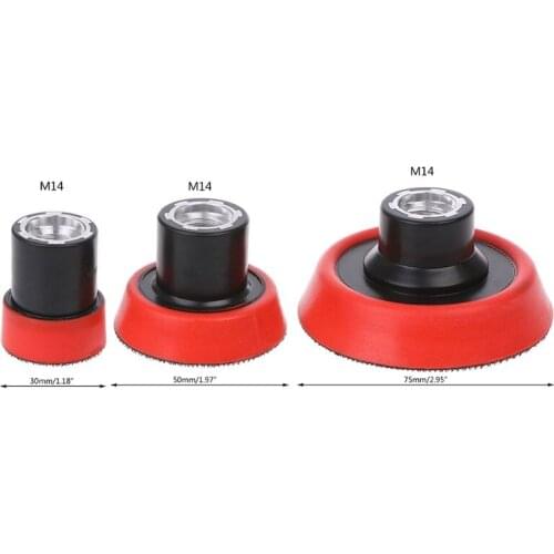 1 Pc Cleaning Sponge Polishing Pad Buffing Plate Car Seat Support Pillow Caring Tool M14 1.2/2/3inch 62KD