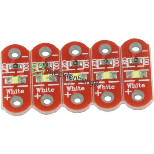 10 pieces. Mini SMD LED Module White LED Module for Lilypad Voltage 3 V to 5 V 40mA