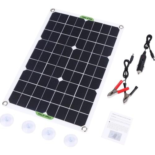 20W Portable Solar Power Panel Outdoor Application Solar Charging Panel 1.1A IP20 Flexible for Iutdoor Power Generation Charger