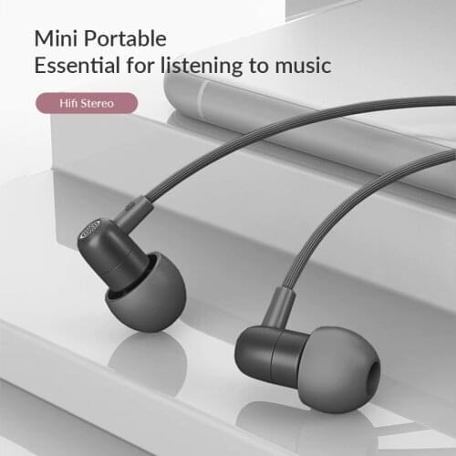 3.5mm Wired Headphones HIFI Stereo Earphone with Microphone Noise Canceling Earbuds Sport Bass Headset for Xiaomi Sony Huawei