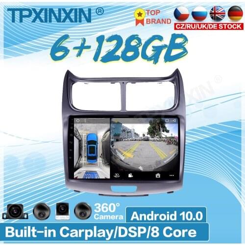 4+64GB Android 10.0 Car Multimedia Player For Chevrolet Sail 2009-2017 Car GPS Navi Radio Navi Stereo IPS Touch Screen Head Unit