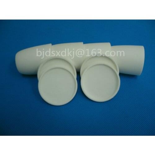 99.3% alumina crucible / 15ml / with lids / Arc-Shaped / corundum crucible / Al2O3 ceramic crucible / Sintered crucible