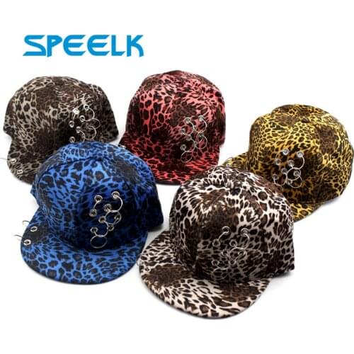 2019 New Leopard Flat Baseball Caps Women Hip-hop Hat Lady Casual Cap Female Outdoor Gorras Cap Fashion Sun Hats