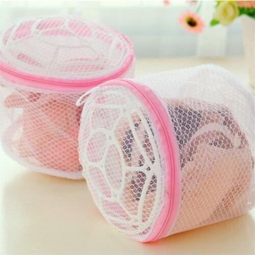 Delicate Convenient Home Use Lingerie Washing Clothing Underwear Organizer Washing Bag Mesh Net Bra Wash Bag Zipper Laundry Bag