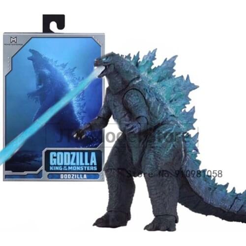 Bandai Bule Godzilla Figure Movie Animal Dinosaur Toys Nuclear Jet Energy Version Monster 18CM PVC Mobile Model Kids Gift Figma