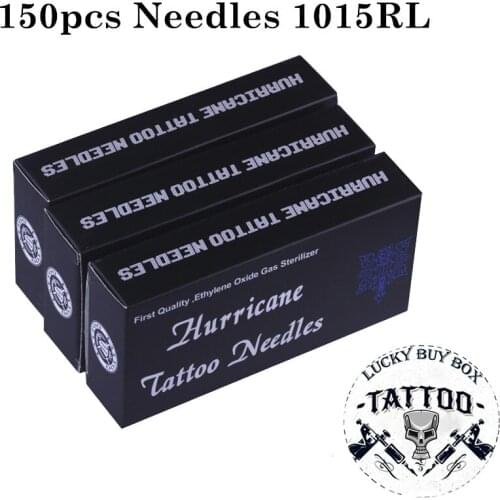 Tattoo Needles 150PCS Professional Tattoo Needles 1015RL Disposable Sterilze Round Liner Tattoo Needles For Tattoo Body Art