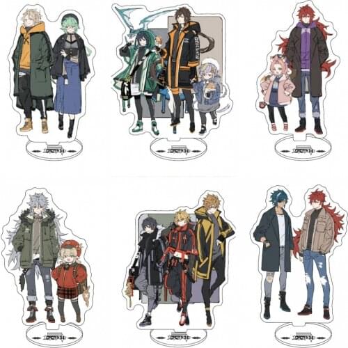 Game Genshin Impact Fashion Acrylic Stand Figure Model Plate Razor Klee Zhongli Hu Tao Tartaglia Xiao Amber Desktop Toy Cosplay