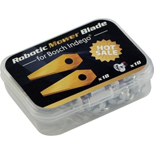 J2FA Stainless Steel High Quality Raw Material Easy to Install Robot Lawn Mower Sharp Blade Sharp Set Tools