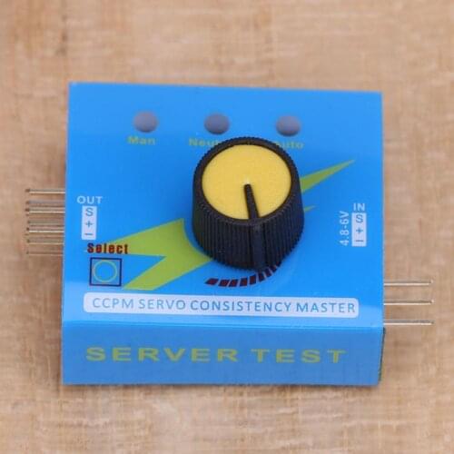 Hot Selling Visual Arts Multi RC Digital ESC Servo Tester 3CH ECS Consistency Speed Controler Power Channels 46 * 32 * 17MM