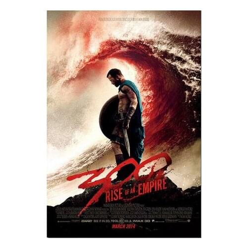 Lot style Choose 300 Spartan Warriors Movie Part 2 War Battle Art print Silk poster Home Wall Decor