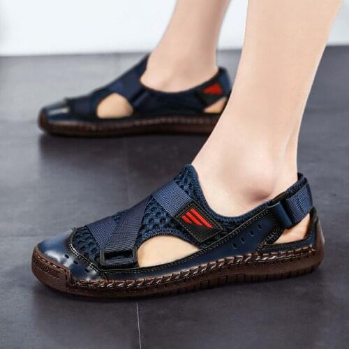 Zomerschoenen Heren Zapatos Hombre Verano Summer Men Fashion 2020 Breathable Mesh Shoes Mens Sandals De Para Beach