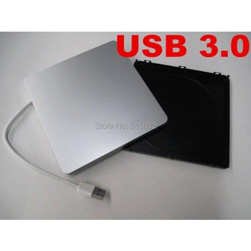 New USB 3.0 Super speed slim SLOT-IN series USB Enclosure Case for Superdrive for Apple Macbook Pro unibody 13" HDD SSD