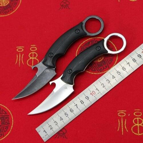 LOVOCOO New S15 fixed knife D2 blade G10 handle Outdoor camping hunting Survival pocket fruit knives EDC tools