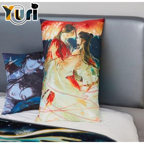 Tian Guan Ci Fu Original Xie lian Hua Cheng CP BL Embroidered Pillow Toy Cushion Official Xmas Gift C