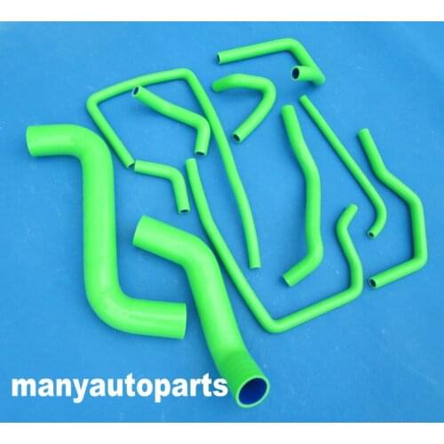 FOR Subaru Impreza WRX/STi GDA/GDB EJ207 02-07 silicone radiator hose,GREEN