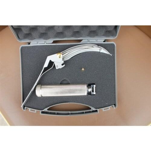 SMT-FG Adjustable curvature anesthesia laryngoscopy Fiber optic laryngoscope with hook