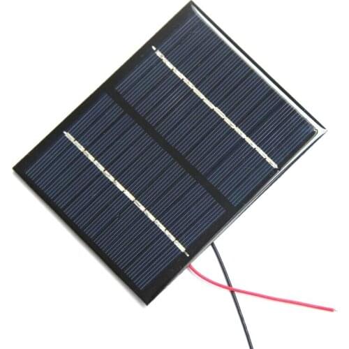 High Quality 1.5W 12V Solar Cell Solar Module Polycrystalline Solar Panel With Cable For Education Kits DIY Solar Toys