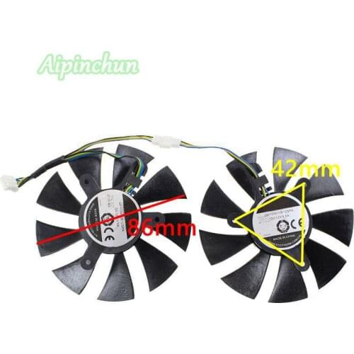 2pcs 86mm GFY09010E12SPA GTX 1070/1060 GPU Cooler video card fan For zotac GTX1060 GTX1070 MINI Graphics Card cooling VGA Fan