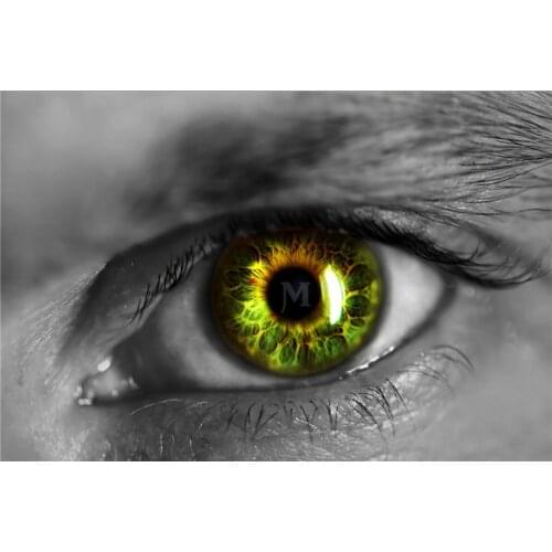 Wholesale 5D DIY Diamond embroidery Diamond Painting Cross Stitch Mans eyes Mosaic movie scene Picture Christmas decorations