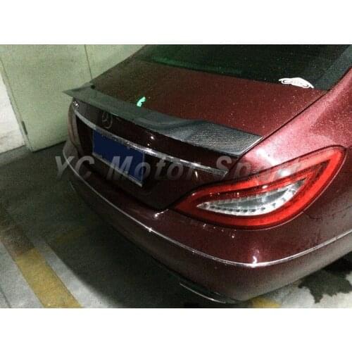 Car Accessories Carbon Fiber RNT Style Rear Spoiler Fit For 2011-2013 MB W218 CLS & CLS63 AMG Trunk Spoiler Rear Wing