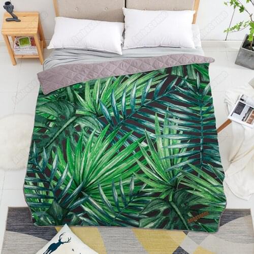 Custom Bohemia Fancy Pattern 3D Printed Home Cover Quilt Queen Size Kids Adult Blankets for Beds Soft Sofa Outdoor Camping Quilt