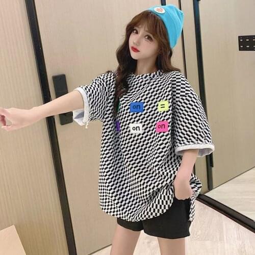 Cheap wholesale 2021 spring summer autumn new fashion casual woman t-shirt lady beautiful nice women Tops female Vy1442