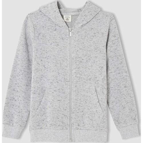 DeFacto Erkek Çocuk Kapüşonlu Sweat Hırka-U5813A621AU
