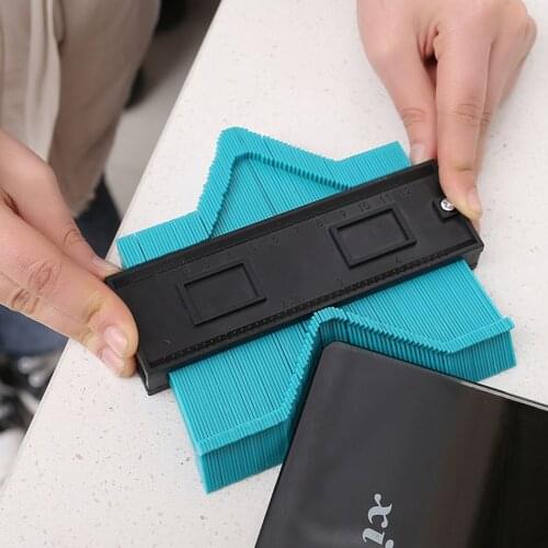 Shape Gauge Contour Gauge ABS Plastic Duplicator Take Profile Shape copy Model Tool Contour Gauge Ruler Corner Measurement Tools