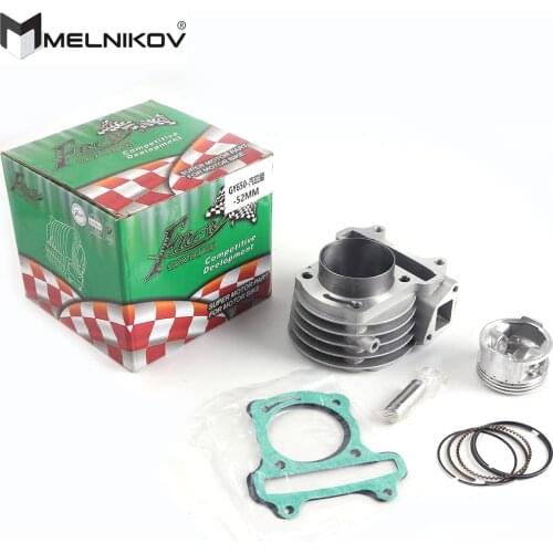 GY6 50 60 80 100 Upgrade to 120 CC Cylinder Piston Kit 4-Stroke 120cc, Made In TaiWan High Quality 52mm bore add power 30