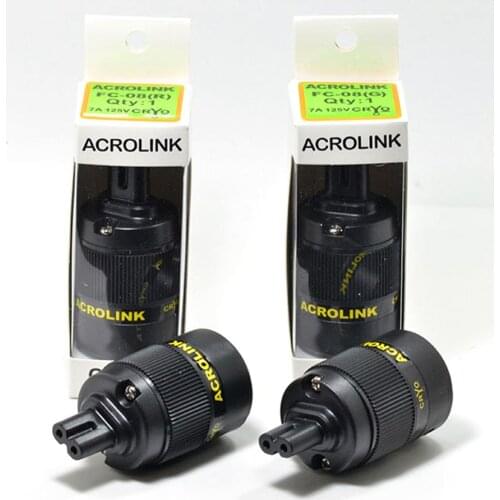 Hi-End Figure 8 C7 Power Plug hifi Audio speaker amplifier Electrical AC Power cord IEC Plug socket connector