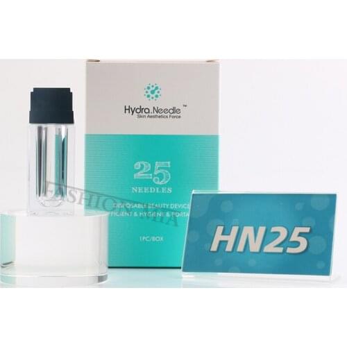 Hydra Needle Micro Derma Stamp 25 Pin Micro Needle 0.25/0.5/1.0 MM Titanium Tips Bottle Roller For Facial Skin Care Essence MTS