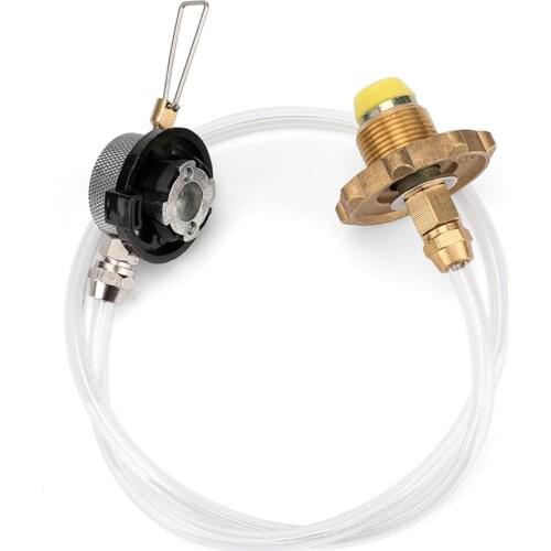 Propane Gas Refill Valve Gas Refilling Connector Camp Tank Adapter Stove Accessory Gas Cartridge Tank cylinder Adapter
