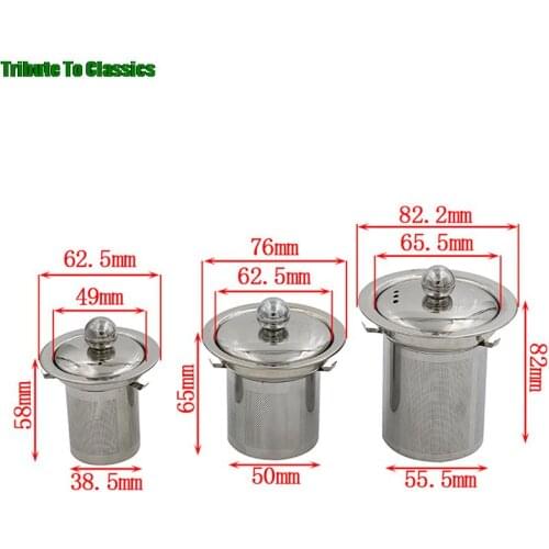 Reusable Stainless Steel Mesh Tea Infuser Tea Strainer Teapot Tea Leaf Spice Filter Drinkware 3 Sizes Kitchen Accessories