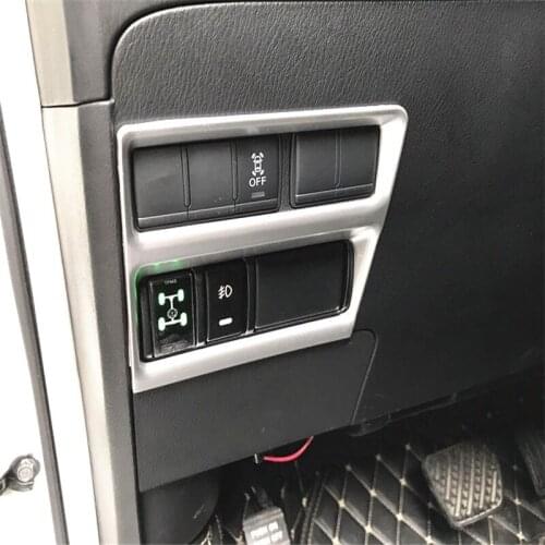 For Nissan Armada Patrol Royale Nismo Infiniti QX56 QX80 Y62 2010-2017 2018 ABS plastic head lamp light switch trim