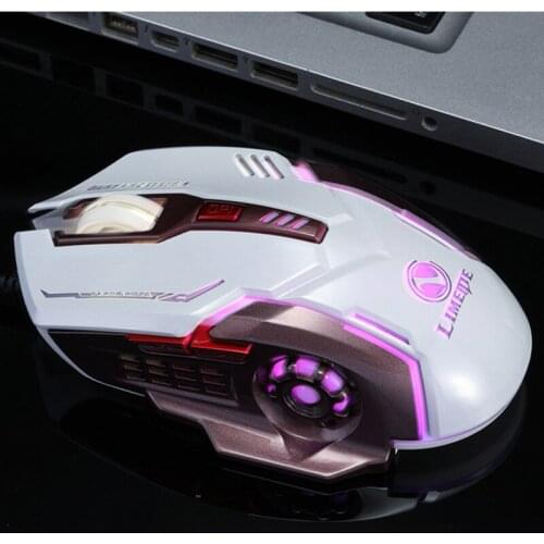 NEW Gaming mouse gamer Wired Computer Mause Mice For Pro Gamer 2400 DPI 6 Buttons LED USB Optical mouse sem fio Drop Shipping
