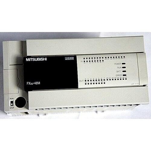 NEW FX3U-48MT/ES-A PLC Main Unit DI 24 DO 24 Transistor 100 to 240V AC 1 year warranty