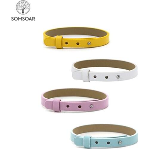 Wholesale High Quality PU Band Leather Wrappable Bracelet Fit 8mm DIY Charm "Presell and Customization" Product Bulk 200pcs/Lot