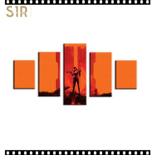 Anime Movie Posters Wall Art 5 Pieces Canvas Painting Poster Pictures Home Decor Living Room HD Printed Poster Wall Painting