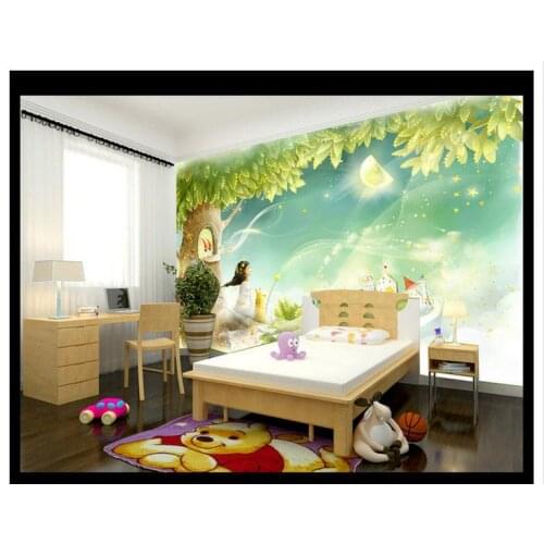 Custom photo wallpaper 3d kids wallpaper Children room Big tree mural background wall paintings kids room wallpaper decoration