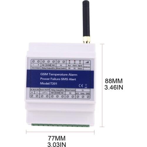 GSM 3G 4G Temperature Power Status Monitoring Relay Remote Monitoring Temp Alarm